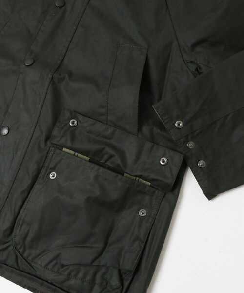 URBAN RESEARCH DOORS（アーバンリサーチドアーズ）の「Barbour　OS BEDALE WAX JACKET（テーラードジャケット・メンズ・SAGE/BLACK・36/38/40）」の11枚目の写真