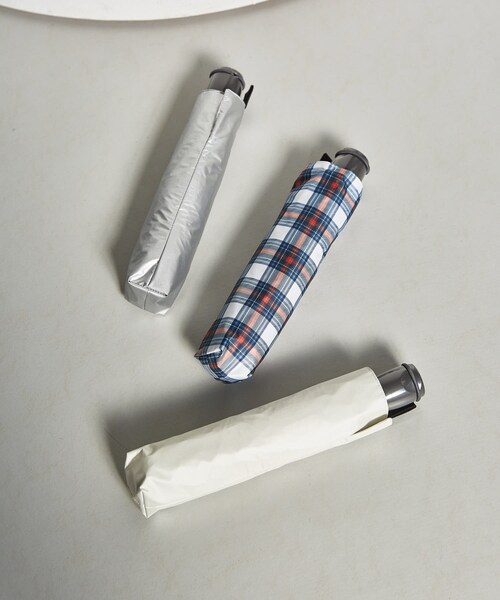 URBAN RESEARCH（アーバンリサーチ）の「晴雨兼用コンパクトアンブレラ（長傘・レディース・CHECK/IVORY/SILVER・-）」の19枚目の写真