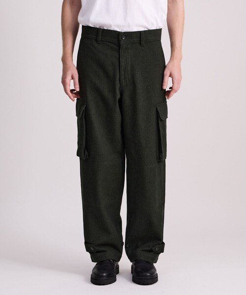 Saturdays NYC(サタデーズ ニューヨークシティ )の「Balugo Herringbone Pants(その他パンツ・レディース・グレー/ダークグリーン・L/M/S/XL/XS)」の21枚目の写真
