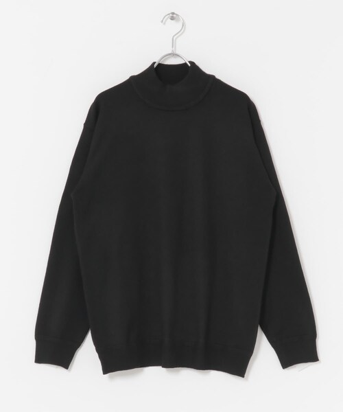 ITEMS URBANRESEARCH(アイテムズ アーバンリサーチ)の「SILK×WOOL MIX ハイネックセーター(ニット/セーター・メンズ・BGD/NVY/BLK・M/L)」の10枚目の写真
