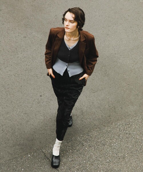 SENSE OF PLACE by URBAN RESEARCH（センスオブプレイスバイアーバンリサーチ）の「ワイドトゥヒールスリッポン（その他シューズ・レディース・BLACK/BROWN・S/M/L）」の22枚目の写真