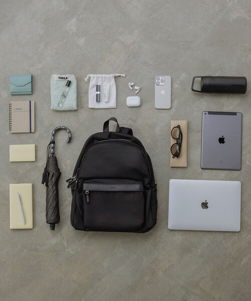 ROPE'(ロペ)の「【E'POR】【A4/PC対応・撥水・軽量】Pac Sac(パックサック)【26SS/新型】/累計1万点販売・一部WEB限定(バックパック/リュック・レディース・ブラック/グレー/ダークブラウン/ベージュ・F)」の6枚目の写真