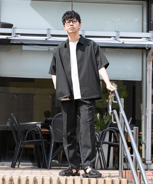 URBAN RESEARCH ROSSO（アーバンリサーチロッソ）の「『セットアップ対応』『防シワ』サマーウール調ストレートスラックス（その他パンツ・メンズ・BEIGE/GRAY/BLACK・M/L）」の19枚目の写真