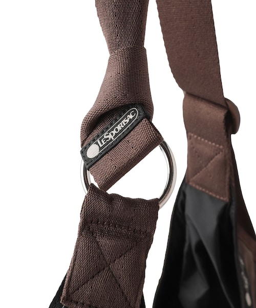 ADAM ET ROPE'(アダムエロペ)の「【LeSportsac for ADAM ET ROPE'】LARGE SPORTSAC LT (SOLID)(ショルダーバッグ・レディース・ブラック/ブラウン・F)」の17枚目の写真