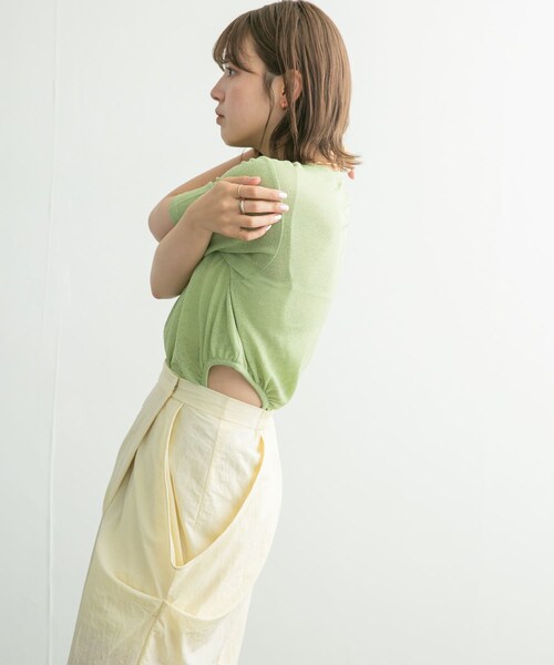 KBF(ケイビーエフ)の「サイドオープンカットソー(Tシャツ/カットソー・レディース・BLUE/L.GREEN/BROWN・one)」の20枚目の写真