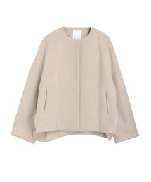ELENDEEK | CREW NECK SHORT CT(ノーカラーコート)