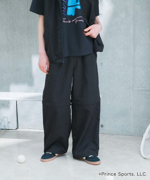 SENSE OF PLACE by URBAN RESEARCH(センスオブプレイスバイアーバンリサーチ)の「『別注』prince 2WAYトラックパンツ(その他パンツ・メンズ・GRG×BEG/BLK×CHA・M/L)」の4枚目の写真