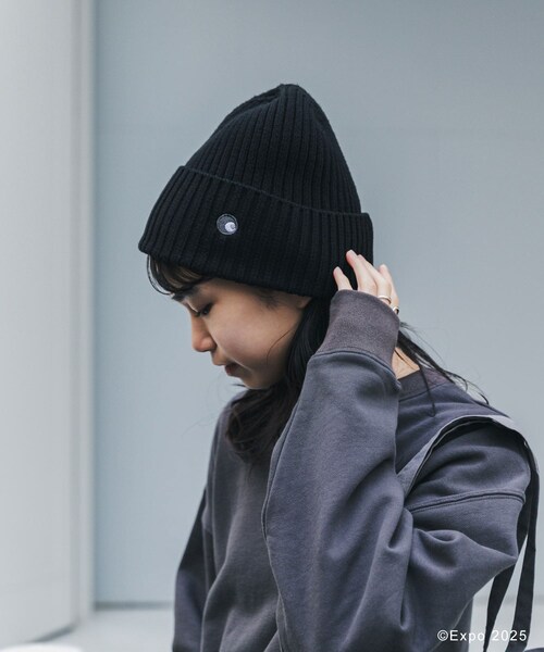 THE GOODLAND MARKET（ザグッドランドマーケット）の「EXPO2025 KNIT CAP（ニットキャップ/ビーニー・メンズ・BLK/GRY・One）」の11枚目の写真