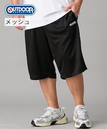 メッシュ素材ハーフパンツ　OUTDOOR　PRODUCTS【大きいサイズ】