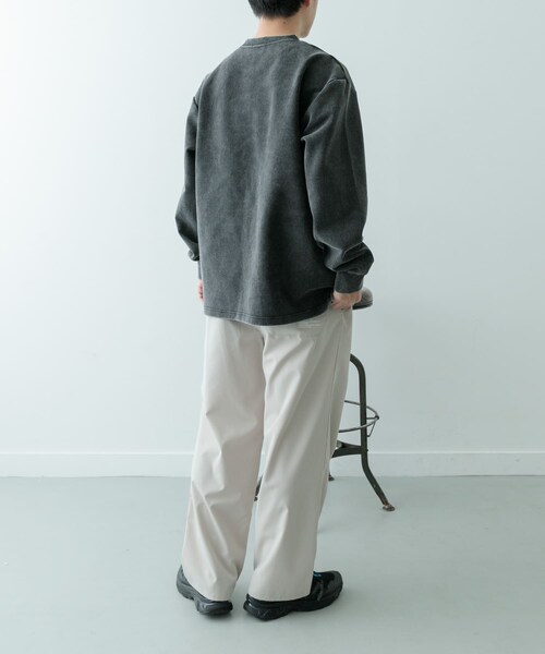ITEMS URBANRESEARCH(アイテムズ アーバンリサーチ)の「フェードダンボール クルーネックTops(Tシャツ/カットソー・メンズ・BLK/NVY/GRN・M/L)」の10枚目の写真