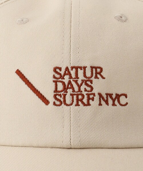 Saturdays NYC（サタデーズ ニューヨークシティ ）の「Slash Surf Cap（キャップ・レディース・ブラック/キナリ/ダークブラウン・F）」の12枚目の写真