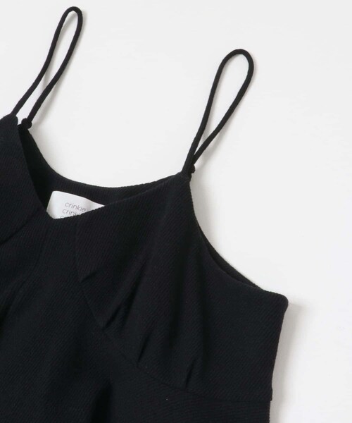 URBAN RESEARCH(アーバンリサーチ)の「『別注』crinkle crinkle crinkle×URBAN RESEARCH wool lingerie cami(キャミソール・レディース・BLACK/BROWN・FREE)」の11枚目の写真