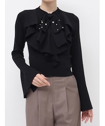 dazzlin | ラッフルタイニット(ニット/セーター)