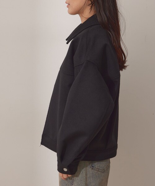 NERGY（ナージー）の「【防風＆透湿】ウールレイヤージャケット（その他アウター・レディース・ブラック/ベージュ・F）」の18枚目の写真