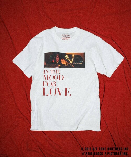 ADAM ET ROPE'(アダムエロペ)の「【花様年華 25周年 × 10Culture for ADAM ET ROPE'】IN THE MOOD FOR LOVE TEE(Tシャツ/カットソー・メンズ・ブラック系/ホワイト系/ブラウン系/カーキ系・L/M/XL)」の12枚目の写真