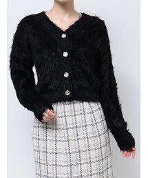 RESEXXY | シャギーニットカーディガン(カーディガン/ボレロ)