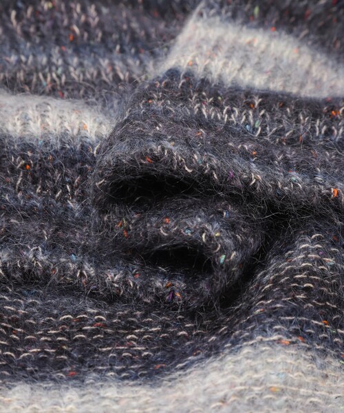 THE GOODLAND MARKET（ザグッドランドマーケット）の「cwtch　PSYCHEDELIC KNIT TOPS（ニット/セーター・レディース・NAVY/YELLOW・Free）」の14枚目の写真