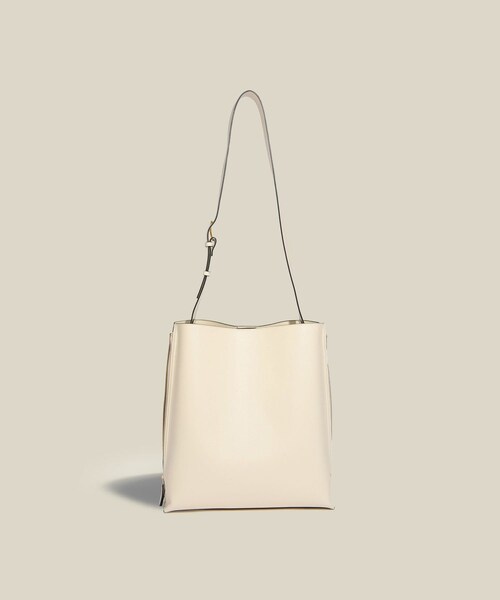 ROPE'（ロペ）の「【E'POR】Y BAG Shoulder Large【通勤】【A4対応】（ショルダーバッグ・レディース・ライトグレー/キナリ・F）」の7枚目の写真