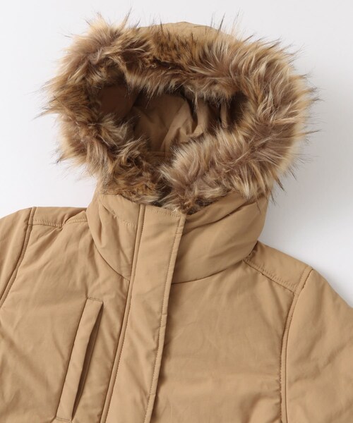 URBAN RESEARCH Sonny Label（アーバンリサーチサニーレーベル）の「ファートリムフードマウンテンパーカー∴（マウンテンパーカー・レディース・カーキ/ベージュ/ネイビー・36/38）」の8枚目の写真
