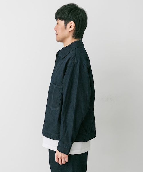 URBAN RESEARCH DOORS（アーバンリサーチドアーズ）の「STILL BY HAND　12oz denim jacket（デニムジャケット・メンズ・DARK NAVY・46/48）」の5枚目の写真