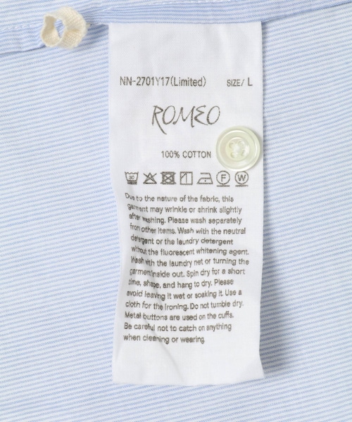 URBAN RESEARCH(アーバンリサーチ)の「NICENESS ROMEO / ロメオ(シャツ/ブラウス・メンズ・STRIPE・L/XL)」の10枚目の写真