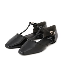 Tストラップセパレートパンプス