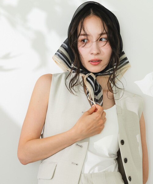SENSE OF PLACE by URBAN RESEARCH(センスオブプレイスバイアーバンリサーチ)の「シアースカーフ(バンダナ/スカーフ・レディース・柄1/柄2/柄3・One)」の13枚目の写真