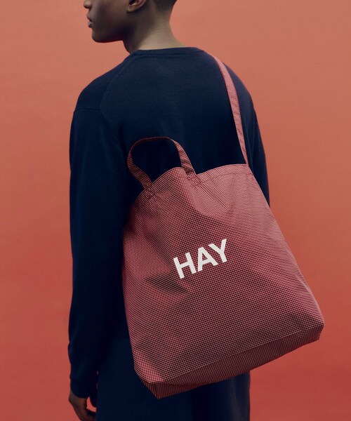 SENSE OF PLACE by URBAN RESEARCH(センスオブプレイスバイアーバンリサーチ)の「HAY Grid Crossover Bag Medium(ショルダーバッグ・メンズ・DarkGreen/DarkBlue/BURGUNDY・One)」の10枚目の写真