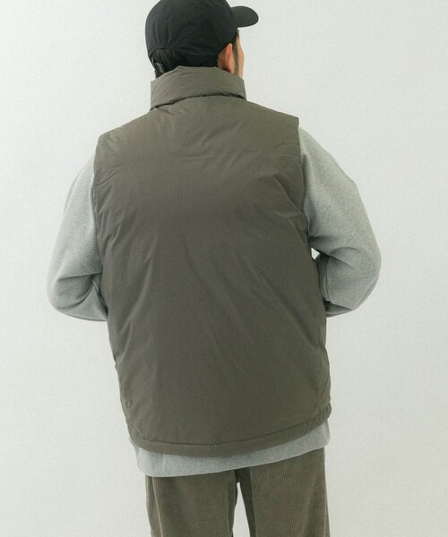 EKAL（エカル）の「NANGA　AURORA TEX STAND COLLAR DOWN VEST（その他アウター・メンズ・M.GRY/BLK・M/L）」の18枚目の写真