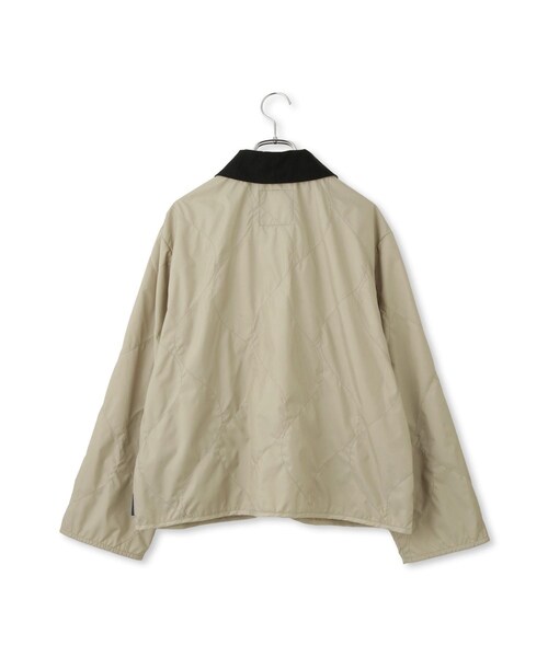 ADAM ET ROPE'(アダムエロペ)の「【J'aDoRe・店舗限定】【LAVENHAM(ラベンハム)】LAVENHAM_SIDE POCKET UNWADDED TEYNHAM WOMENS(ブルゾン・レディース・ブラック系/ベージュ系・10/8)」の18枚目の写真
