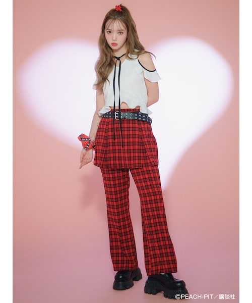 CALNAMUR（カルナムール）の「【しゅごキャラ！コラボ】制服とアミュレットハートSET（セットアップ・レディース・ホワイト/ピンク・F）」の2枚目の写真