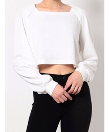 EMODA | タックスリーブコンパクトトップ(Tシャツ/カットソー)