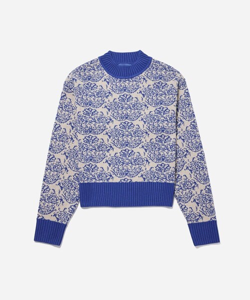 Saturdays NYC（サタデーズ ニューヨークシティ ）の「VARICK MOCKNECK SWEATER（ニット/セーター・レディース・ブラック/ブルー・L/XL/XS）」の4枚目の写真