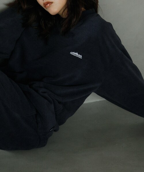 URBAN RESEARCH(アーバンリサーチ)の「『別注』THOUSAND MILE×URBAN RESEARCH ニットフリースクルーネックプルオーバー(その他トップス・メンズ・BLACK/CHARCOAL/NAVY/OFF・M/L)」の16枚目の写真