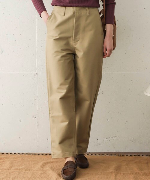 URBAN RESEARCH DOORS(アーバンリサーチドアーズ)の「UNIFY W Cross Pants∴(その他パンツ・レディース・BEG/NVY・1/2)」の7枚目の写真