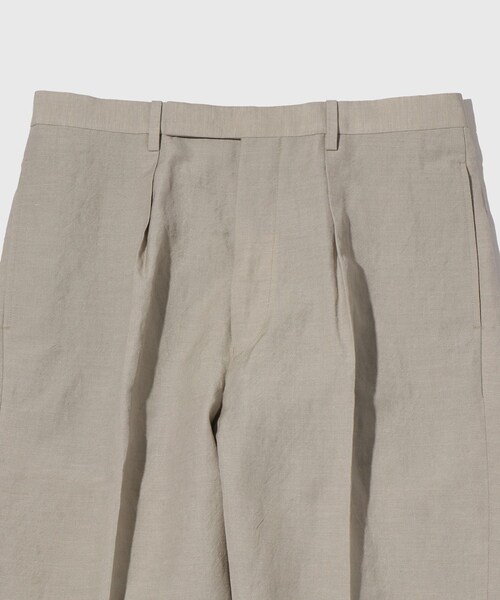 ADAM ET ROPE'（アダムエロペ）の「WOOL LINEN TROUSERS（スラックス・メンズ・ブラック/キナリ/ネイビー系・L/M/XL）」の11枚目の写真