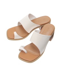 Ungrid | アシメデザインヒールサンダル(サンダル)