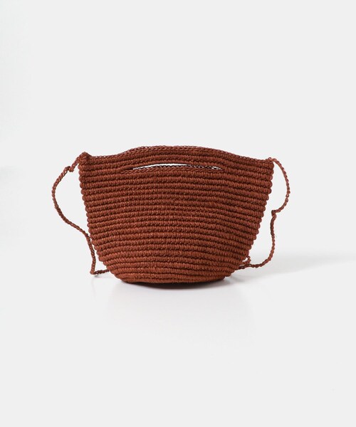 URBAN RESEARCH DOORS（アーバンリサーチドアーズ）の「Magda Made　Mini Soledad Bag（かごバッグ・レディース・Peach/Burgundy/Black・-）」の15枚目の写真