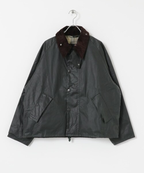 URBAN RESEARCH DOORS(アーバンリサーチドアーズ)の「OS TRANSPORT WAX JACKET(テーラードジャケット・メンズ・SAGE/BLACK/GREY・36/38/40)」の4枚目の写真
