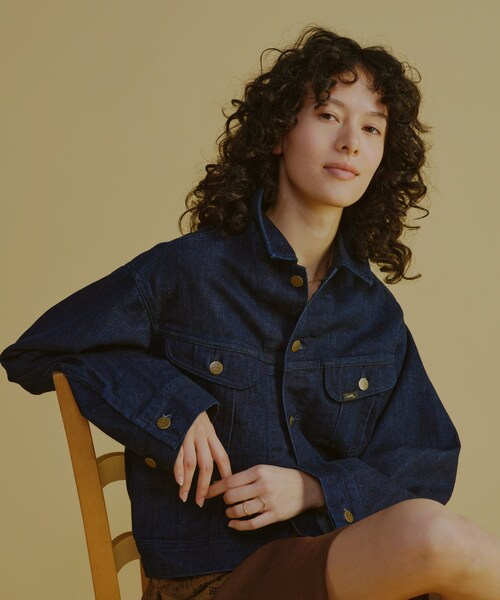 URBAN RESEARCH ROSSO（アーバンリサーチロッソ）の「『別注』Lee101×ROSSO　SHORT JACKET（デニムジャケット・レディース・ONE WASH/MEDIUMUSED・Short）」の13枚目の写真