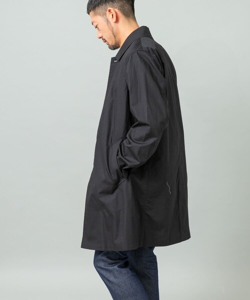 URBAN RESEARCH ROSSO（アーバンリサーチロッソ）の「『撥水』タイプライタースプリングコート（ステンカラーコート・メンズ・BLACK/D/NAVY/BLUE/GRAY/BEIGE/KHAKI・S/M/L/XL）」の14枚目の写真