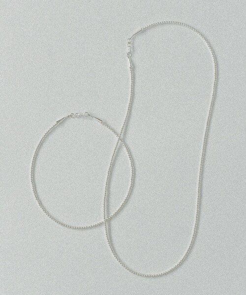 ADAM ET ROPE'(アダムエロペ)の「【J'aDoRe・店舗限定】【ERICKA NICOLAS BEGAY】ナバホパールネックレス3mm/40cm(ネックレス・レディース・シルバー・F)」の20枚目の写真