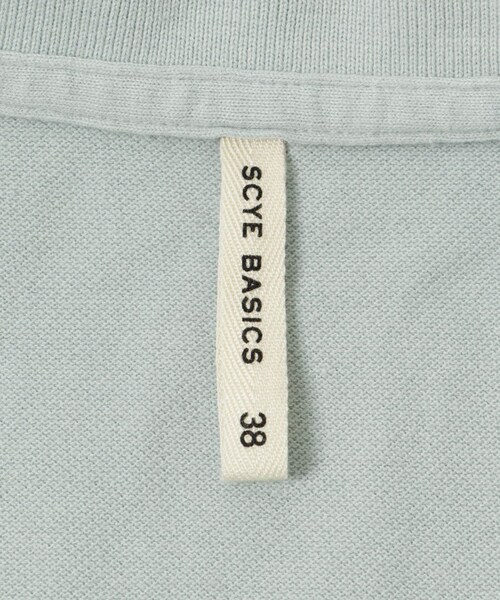 URBAN RESEARCH（アーバンリサーチ）の「Scye　Cotton Pique Polo Shirts（ポロシャツ・メンズ・バニラ/アクア/レッド・38/40）」の18枚目の写真