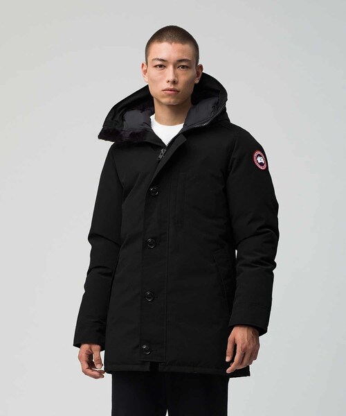 ADAM ET ROPE'（アダムエロペ）の「【CANADA GOOSE】JASPER PARKA（ダウンジャケット/コート・メンズ・ブラック・L/M/XL）」の2枚目の写真