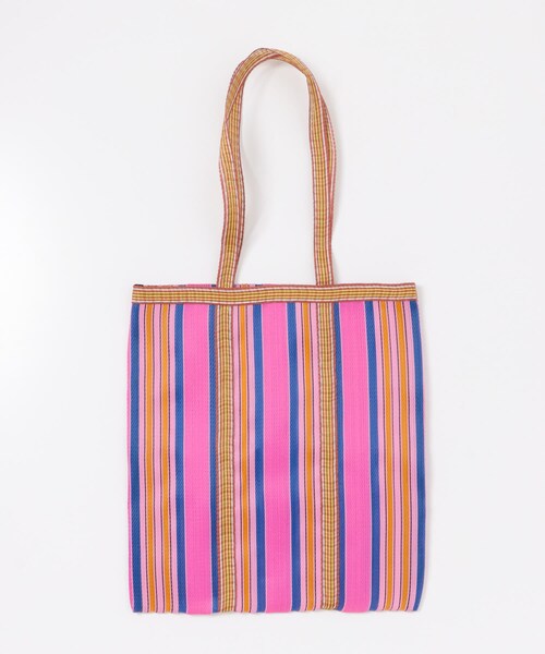 URBAN RESEARCH DOORS（アーバンリサーチドアーズ）の「マーケットトートバッグ（トートバッグ・レディース・BLUE/PINK・one）」の9枚目の写真