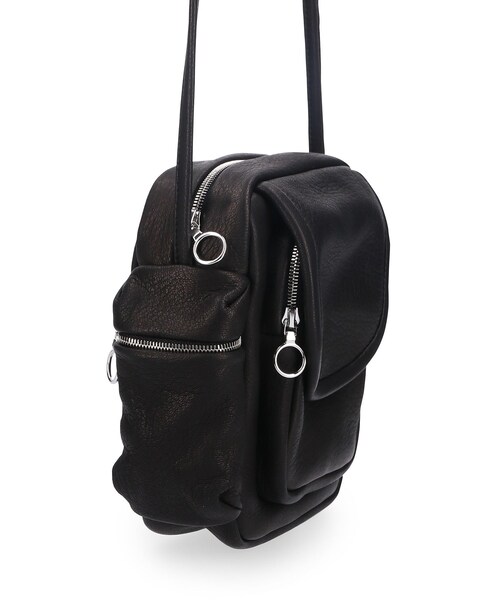 ADAM ET ROPE'(アダムエロペ)の「【Aeta】SHOULDER POUCH(ショルダーバッグ・メンズ・ブラック・F)」の4枚目の写真