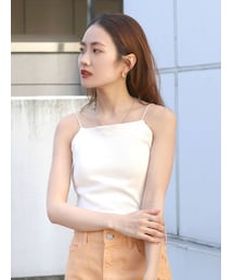 Ungrid | パット付きスクエアキャミソール(キャミソール)