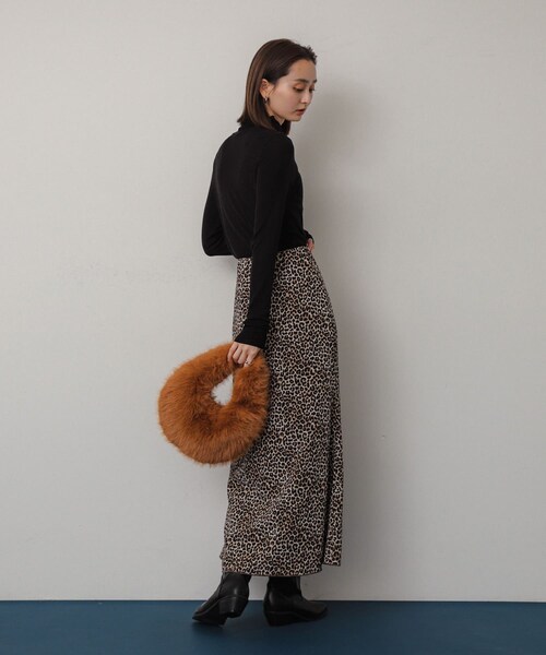 SENSE OF PLACE by URBAN RESEARCH(センスオブプレイスバイアーバンリサーチ)の「ファーラウンドバッグ(ハンドバッグ・レディース・BEIGE/BROWN/MINT・one)」の15枚目の写真