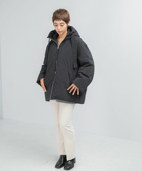 URBAN RESEARCH ROSSO（アーバンリサーチロッソ）の「upper hights　Bern（ブルゾン・レディース・BLACK/IVORY・1）」の11枚目の写真