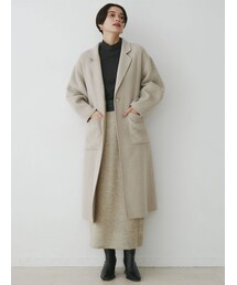 LAGUNAMOON | フォルムスリーブロングリバーコート(その他アウター)
